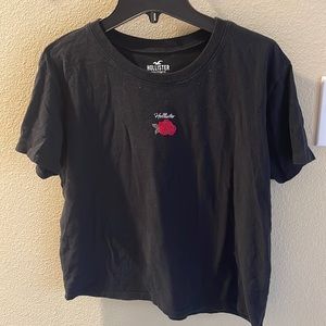 Hollister Tee with Rose 🌹
